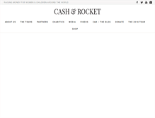 Tablet Screenshot of cashandrocket.com